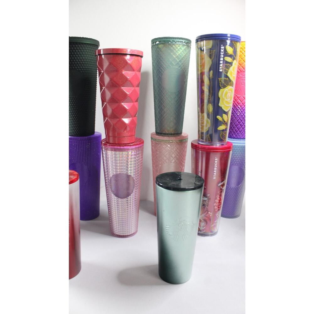 Starbucks 31 Pc Tumbler Cup Lot NWT Cold Cups Straws Bulk Reseller Collection - Picture 16 of 16